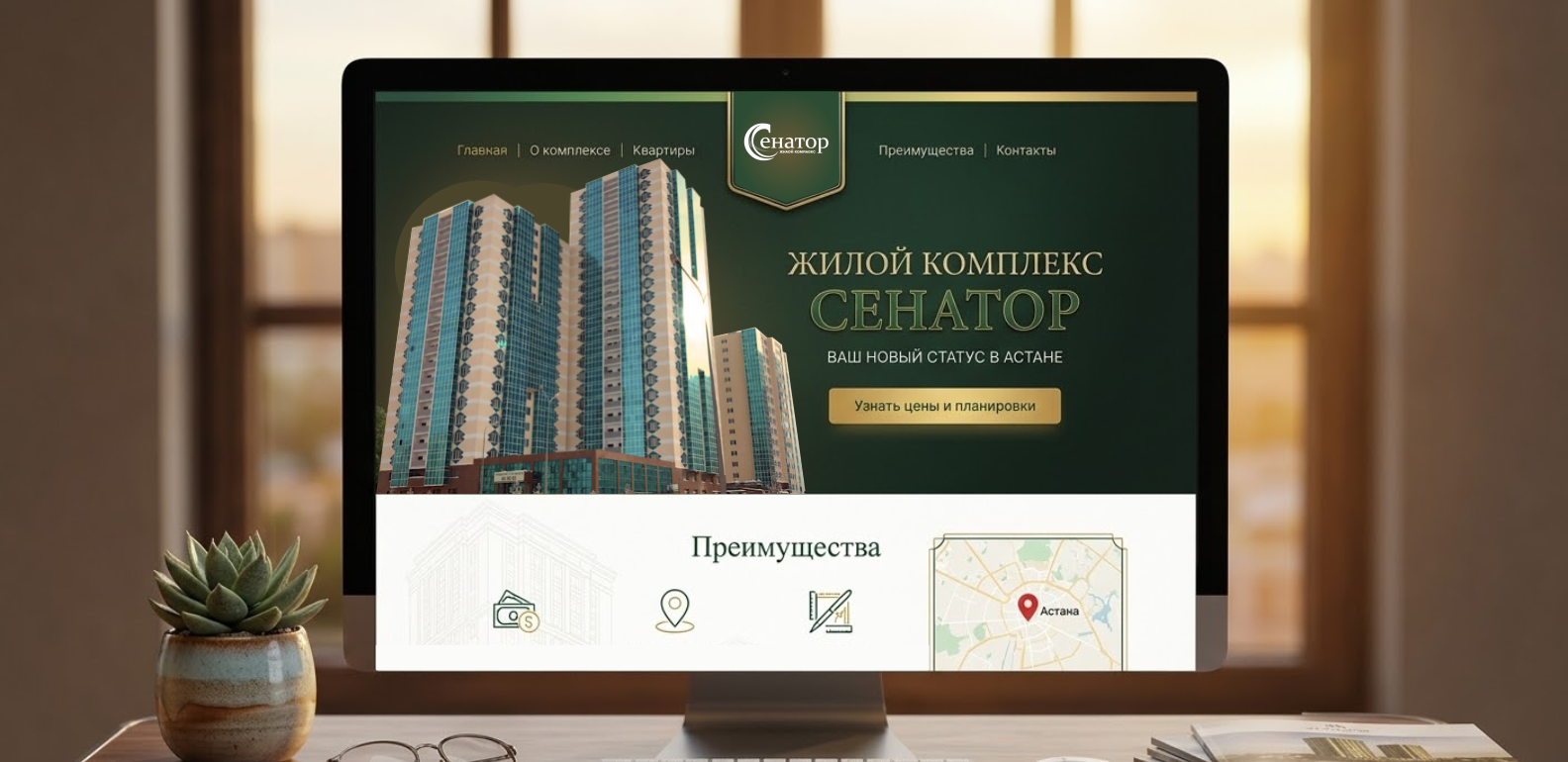 Сайт ЖК Сенатор